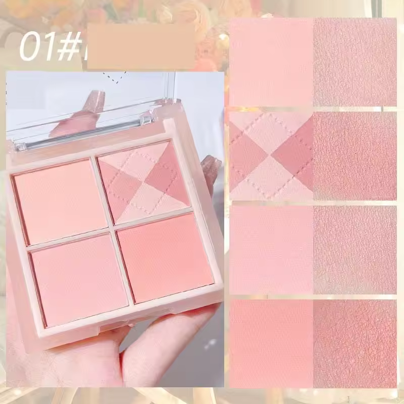 Coral Pink Mineral Blush Powder