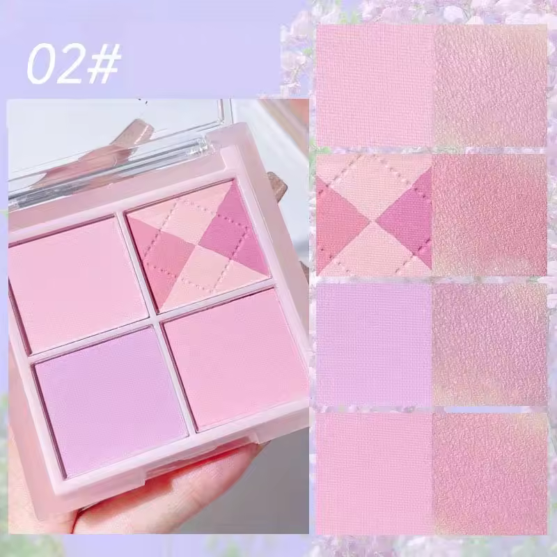 Coral Pink Mineral Blush Powder