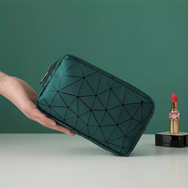 Portable Makeup Storage Bag Geometric
