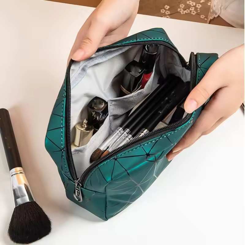 Portable Makeup Storage Bag Geometric