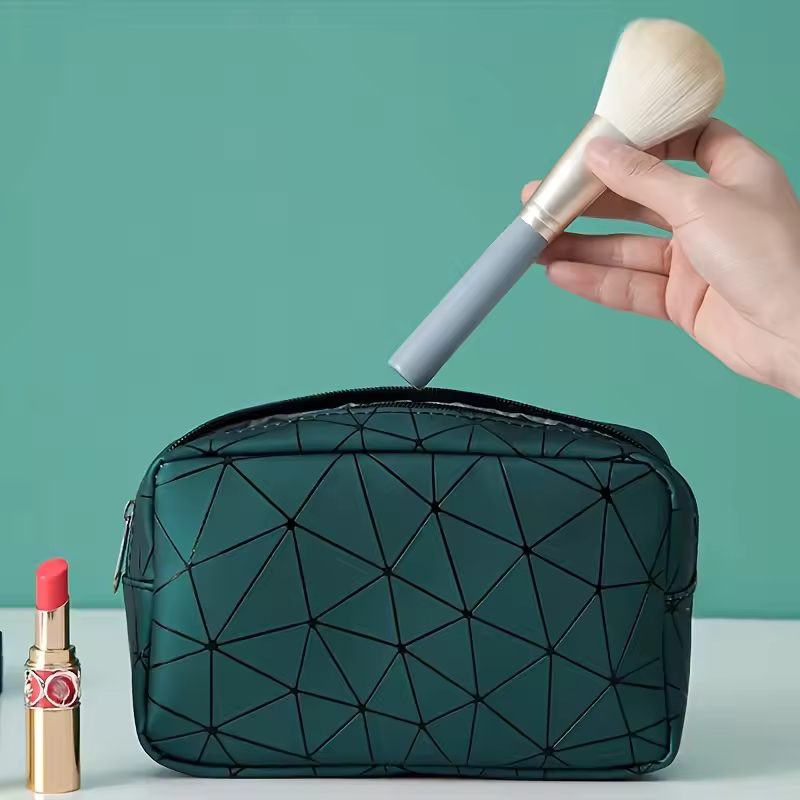 Portable Makeup Storage Bag Geometric