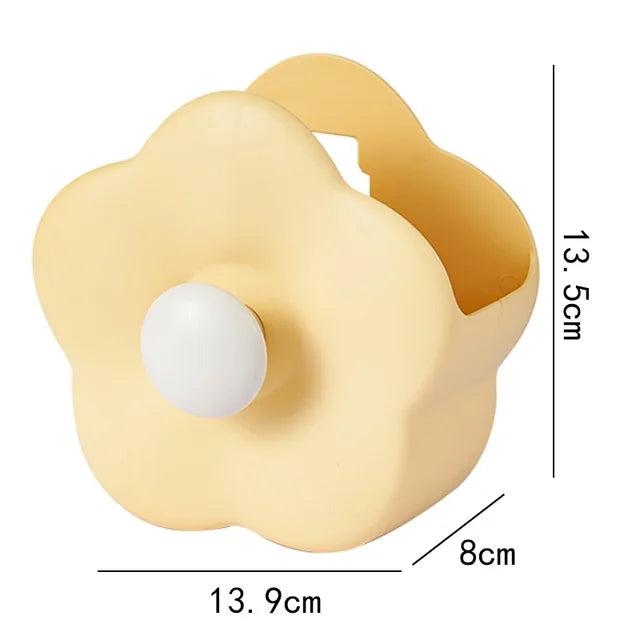 Flower Makeup Brush Storage Box